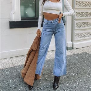 Princess Polly - Cece hammer wide leg jeans